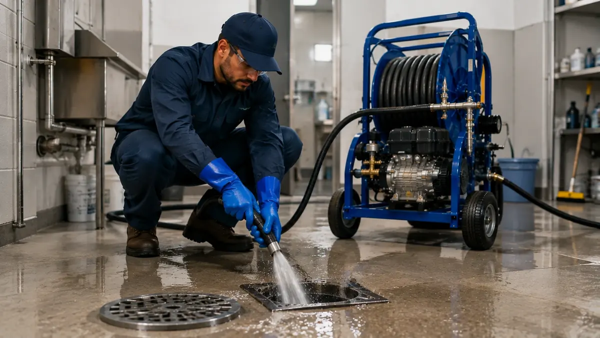 Floor Drain Hydro Jet Cleaning in Trabuco Canyon