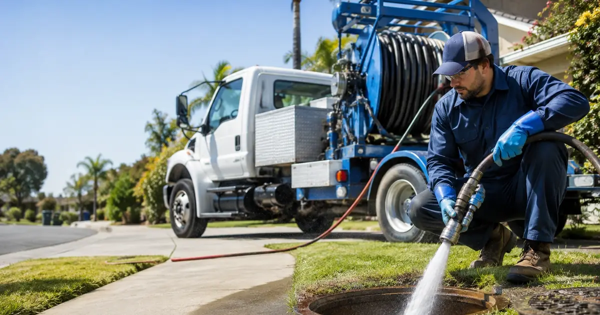 Hydro jet sewer cleaning Trabuco Canyon