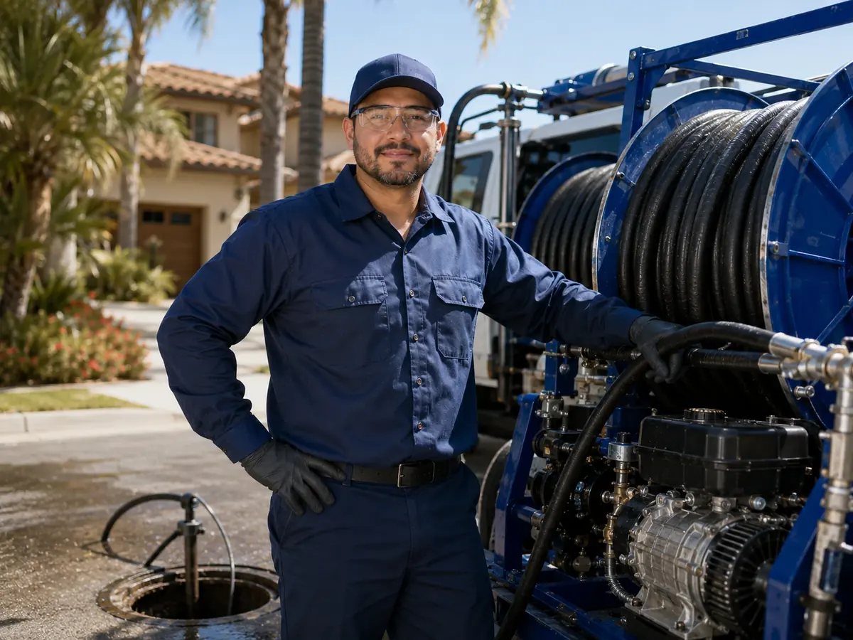 Hydro jet sewer cleaning in Trabuco Canyon