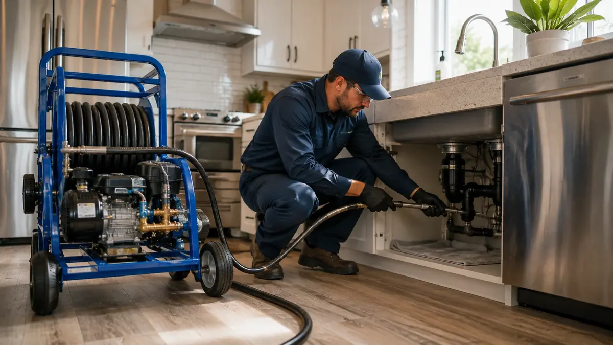 Kitchen Drain Hydro Jetting in Trabuco Canyon