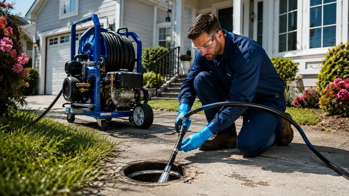Residential Hydro Jet Drain Cleaning in Trabuco Canyon
