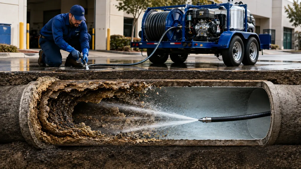 Sewer Pipe Descaling in Trabuco Canyon