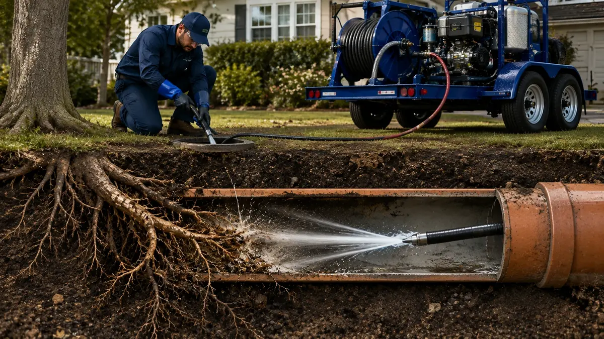 Tree Root Removal with Hydro Jetting in Trabuco Canyon